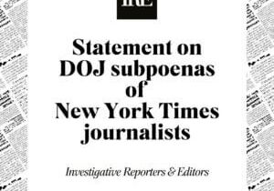 Statement on DOJ subpoenas, NYT